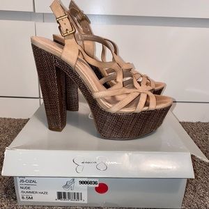 ✨ JESSICA SIMPSON ✨ Summer Haze Nude Heel